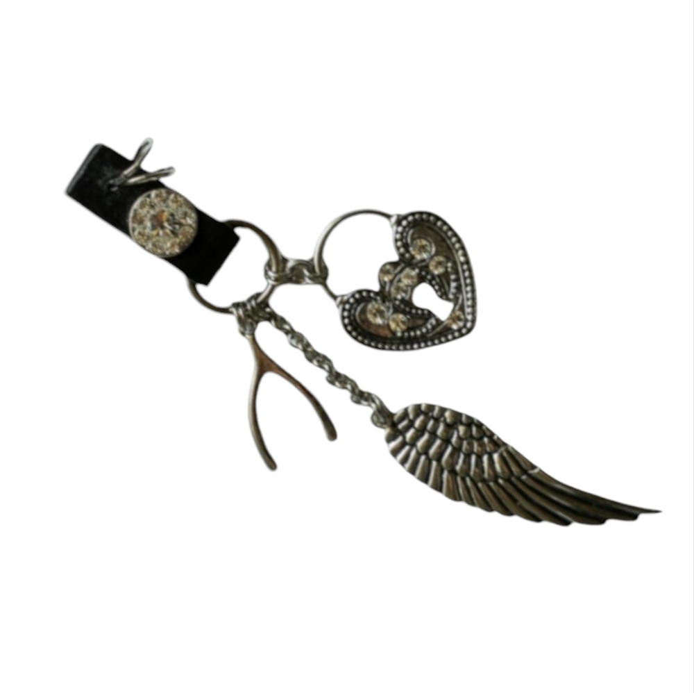 Handmade Guardian Angel Wing Jewelry Charm